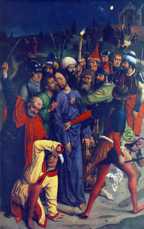 Dirck Bouts The Capture of Christ - Hand Painted Oil Painting