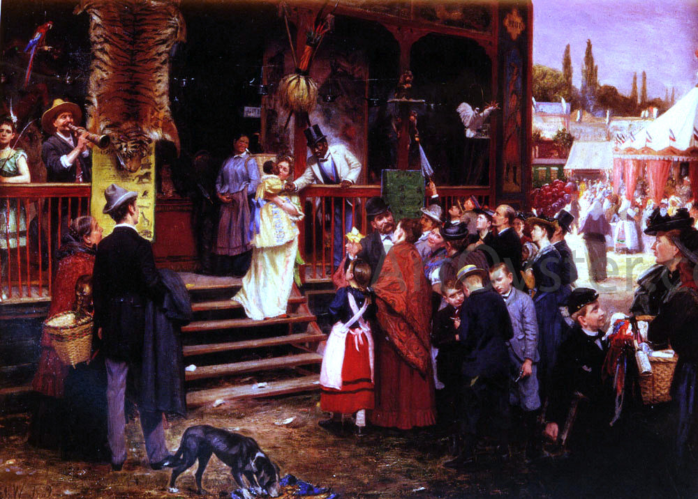 Carl Welz The Carnival - Hand Painted Oil Painting