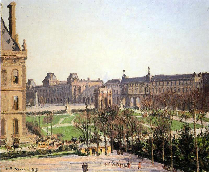 Camille Pissarro The Carrousel: Afternoon Sun - Hand Painted Oil Painting