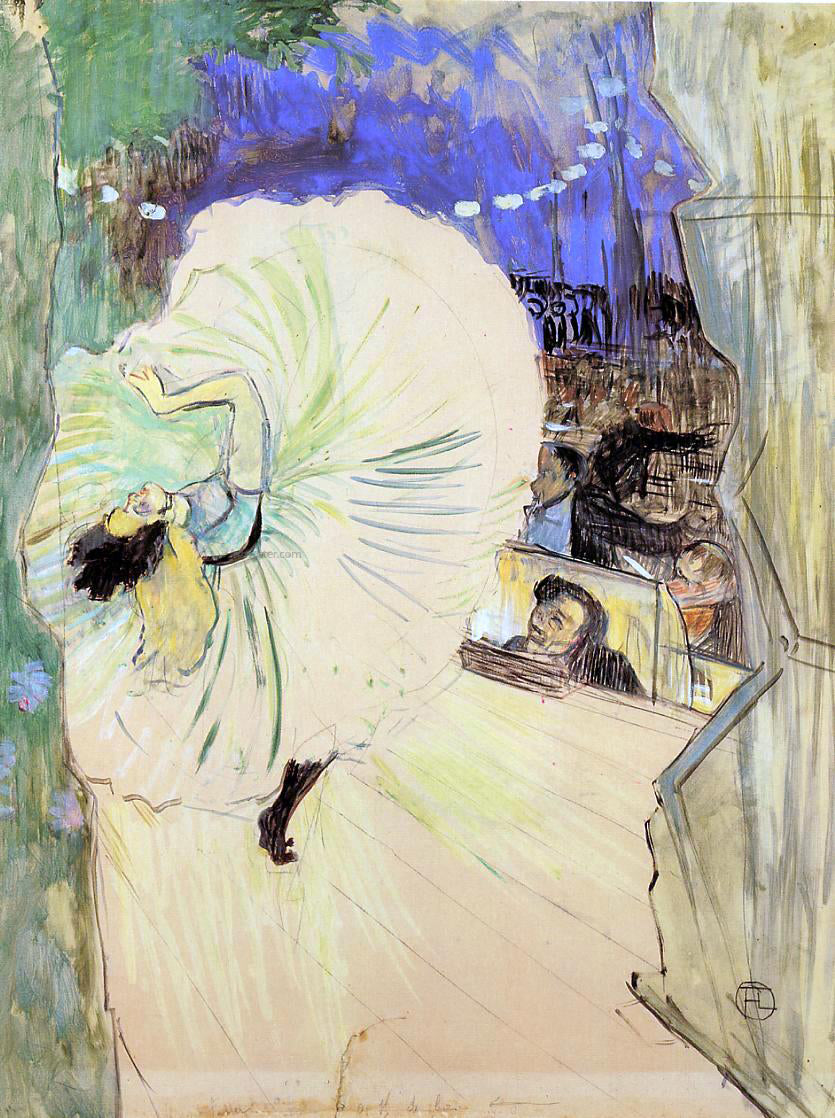 Henri De Toulouse-Lautrec The Cartwheel - Hand Painted Oil Painting