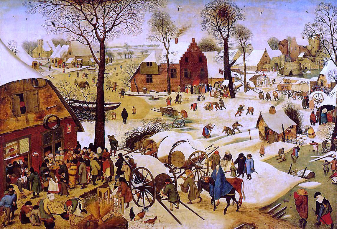  The Younger Pieter Bruegel The Census at Bethlehem - Hand Painted Oil Painting
