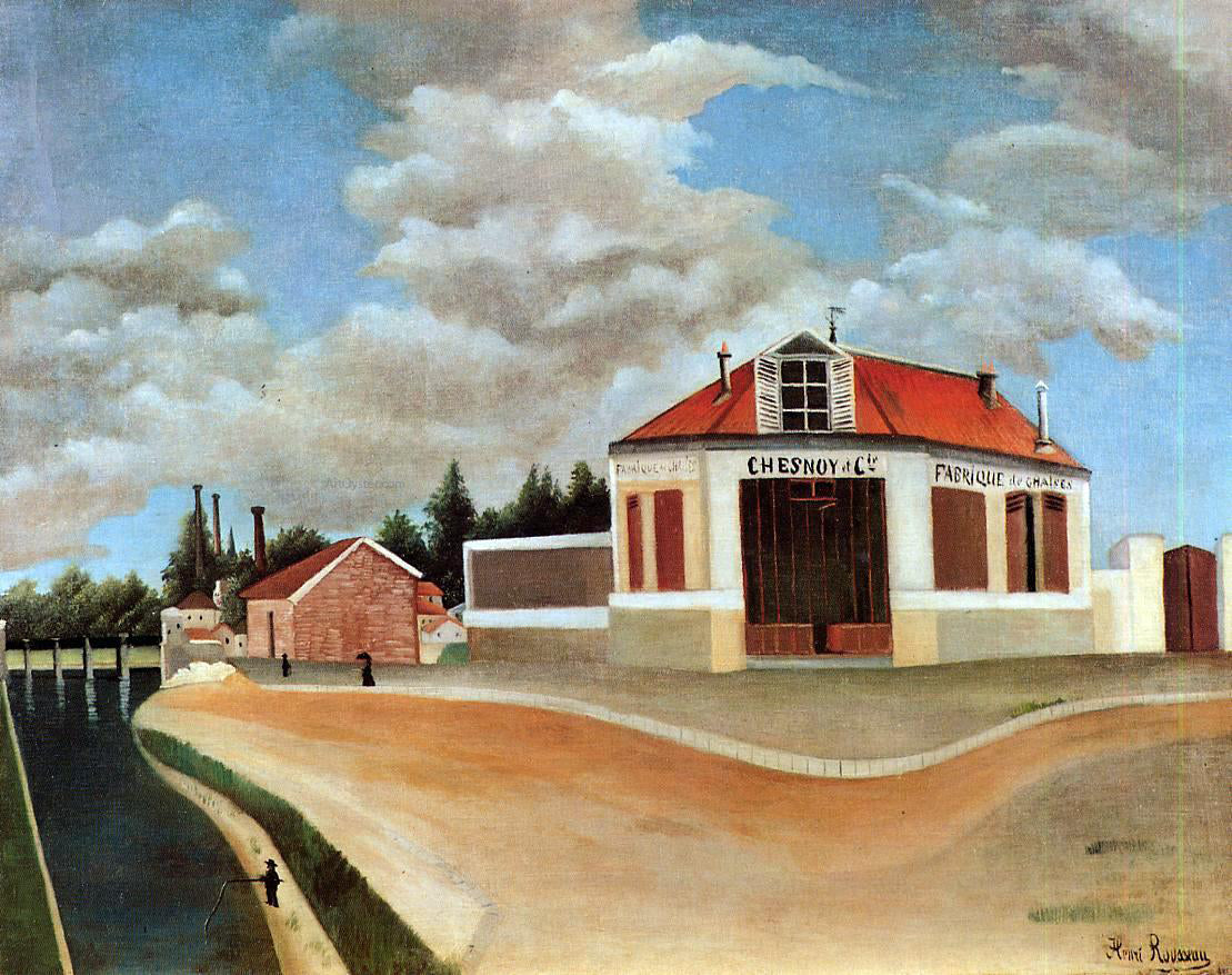 Henri Rousseau The Chair Factory - Hand Painted Oil Painting