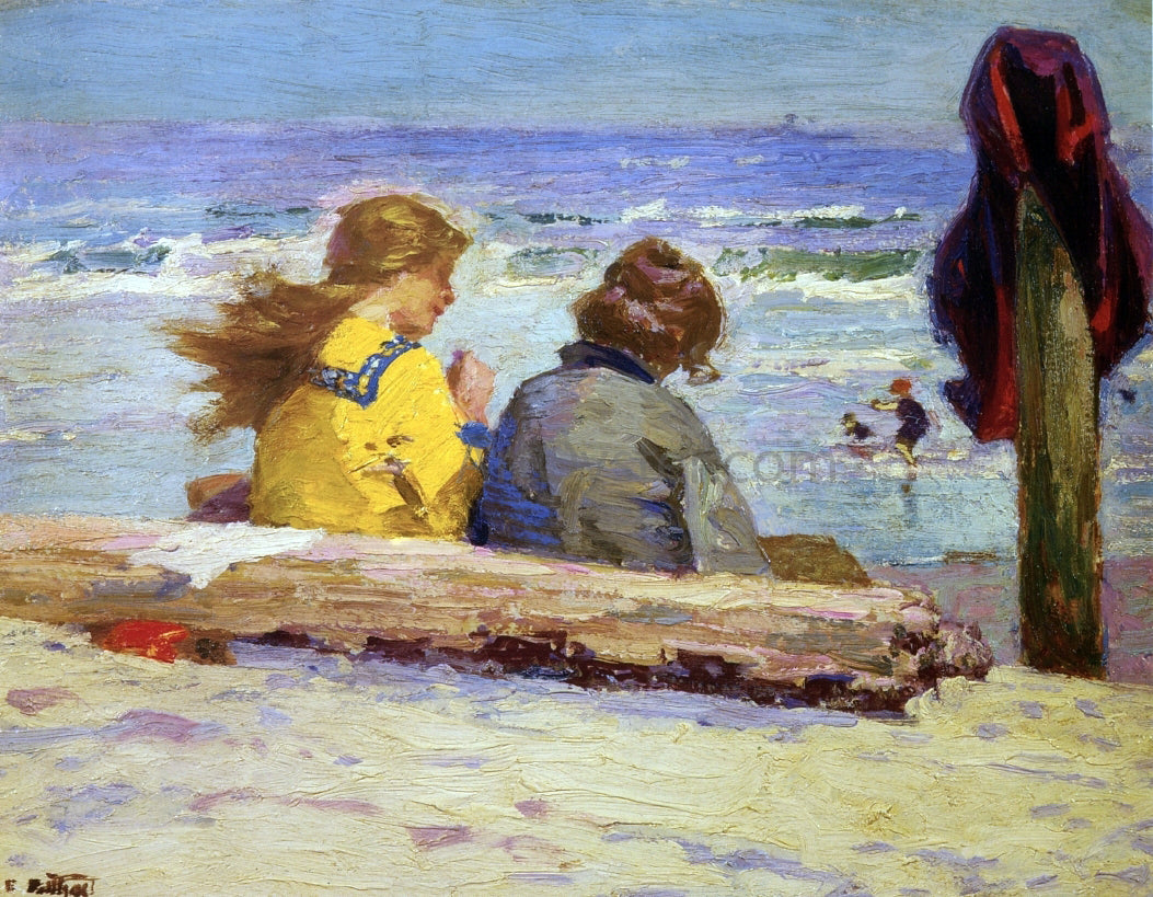Edward Potthast The Chaperones - Hand Painted Oil Painting