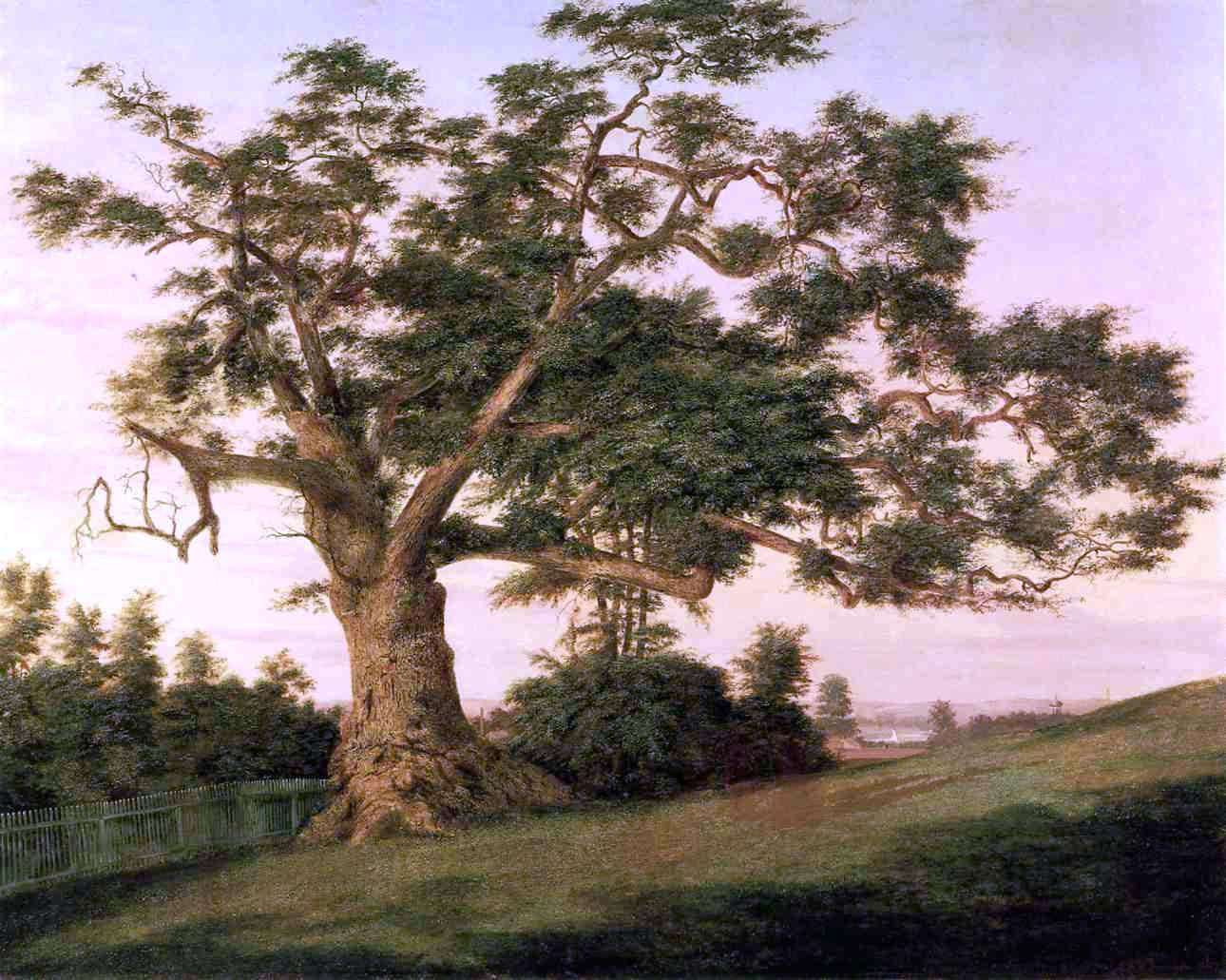 Charles De Wolf Brownell The Charter Oak - Hand Painted Oil Painting