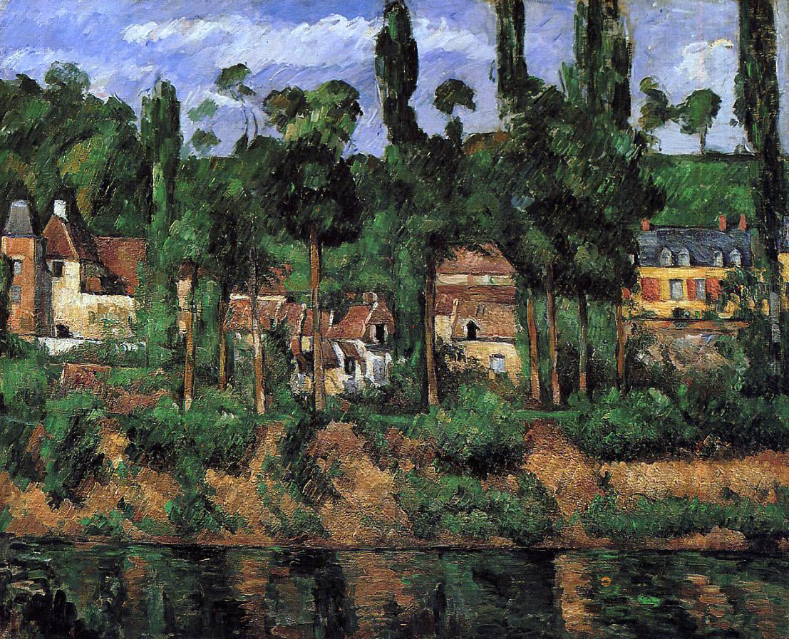 Paul Cezanne The Chateau de Madan - Hand Painted Oil Painting