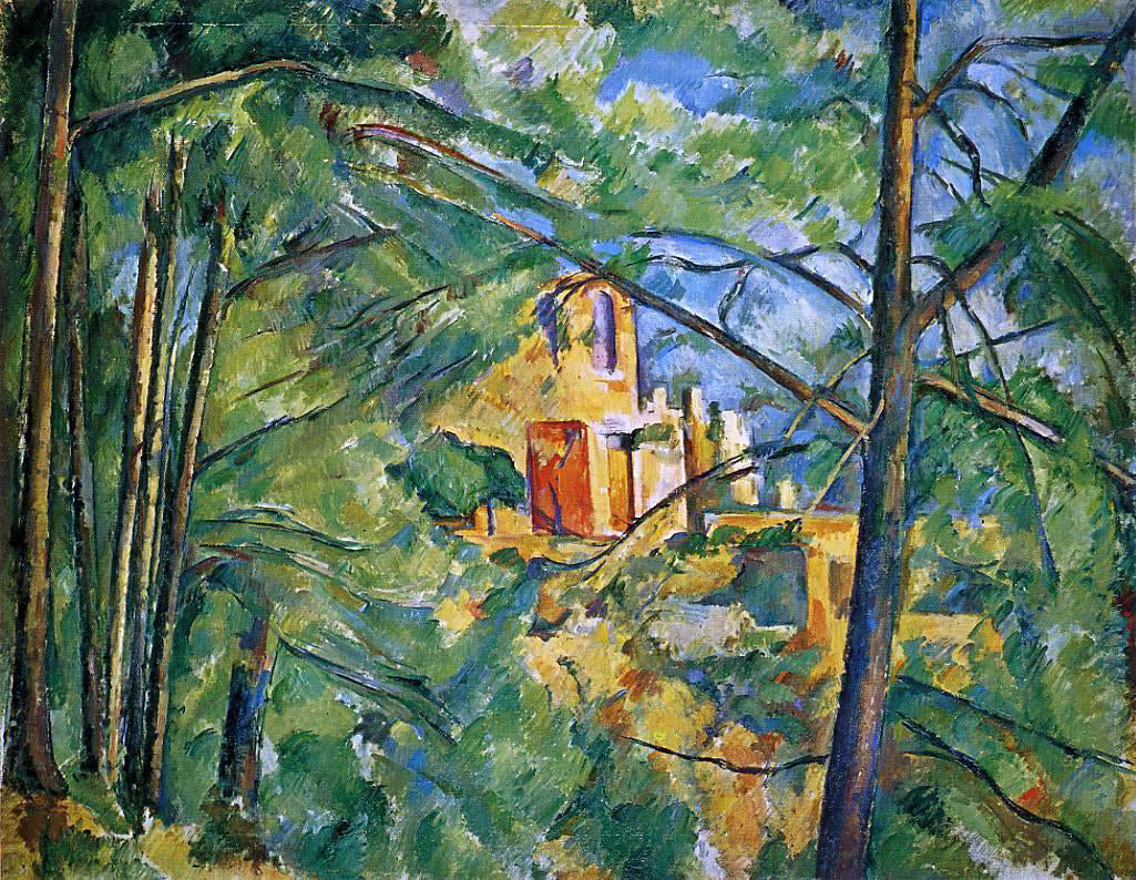 Paul Cezanne The Chateau Noir - Hand Painted Oil Painting