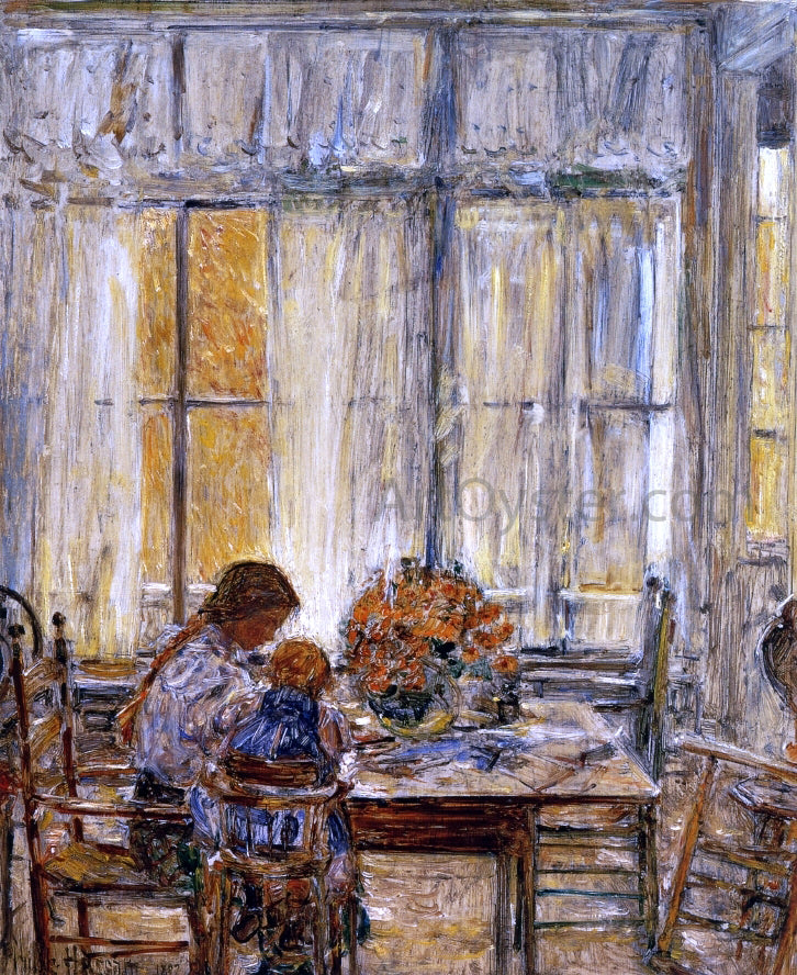 Frederick Childe Hassam The Children - Hand Painted Oil Painting