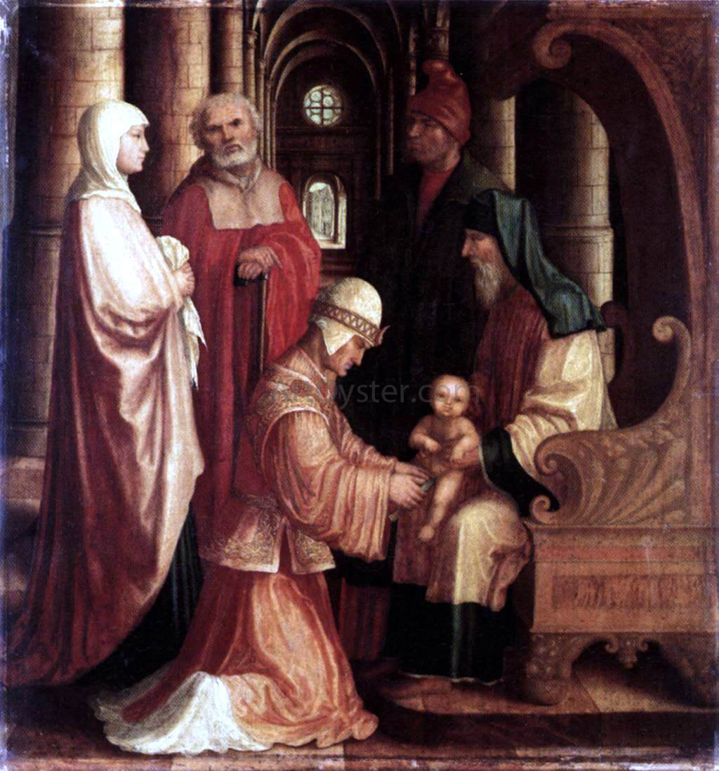 Master ab Monogram The Circumcision - Hand Painted Oil Painting