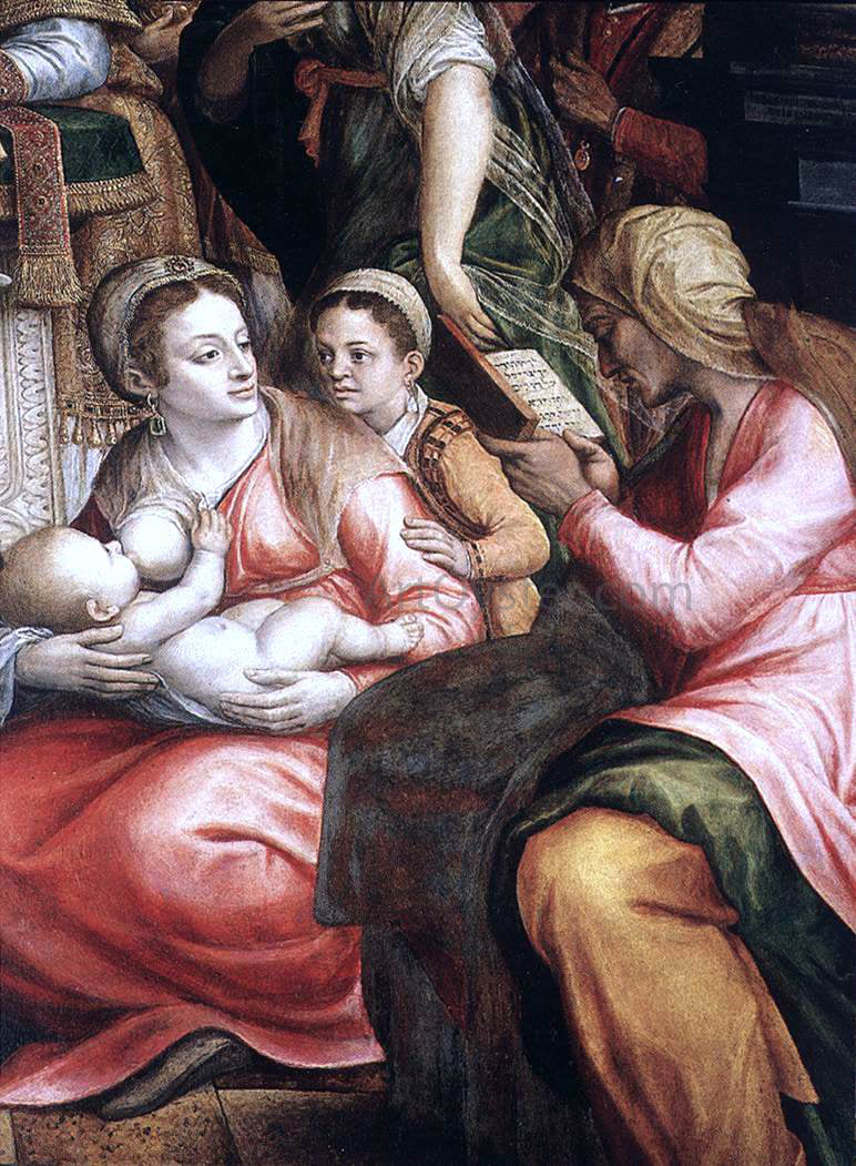 Michiel Van Coxcie The Circumcision of Christ (detail) - Hand Painted Oil Painting