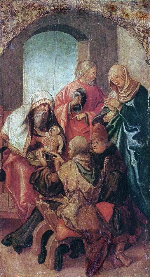 Hans Leonhard Schaufelein The Circumcision of Christ - Hand Painted Oil Painting