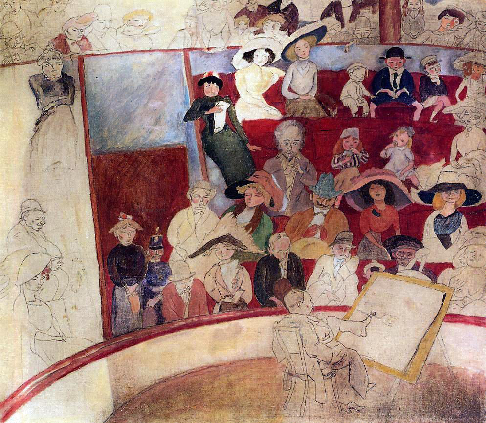 Jules Pascin The Circus - Hand Painted Oil Painting