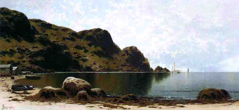 Alfred Thompson Bricher The Cliffs, Grand Manan - Hand Painted Oil Painting