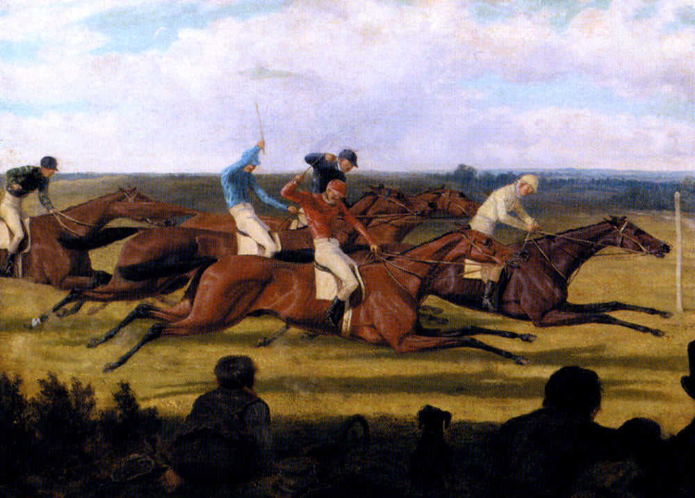 Richard Dodd Widdas The Close Finish - Hand Painted Oil Painting