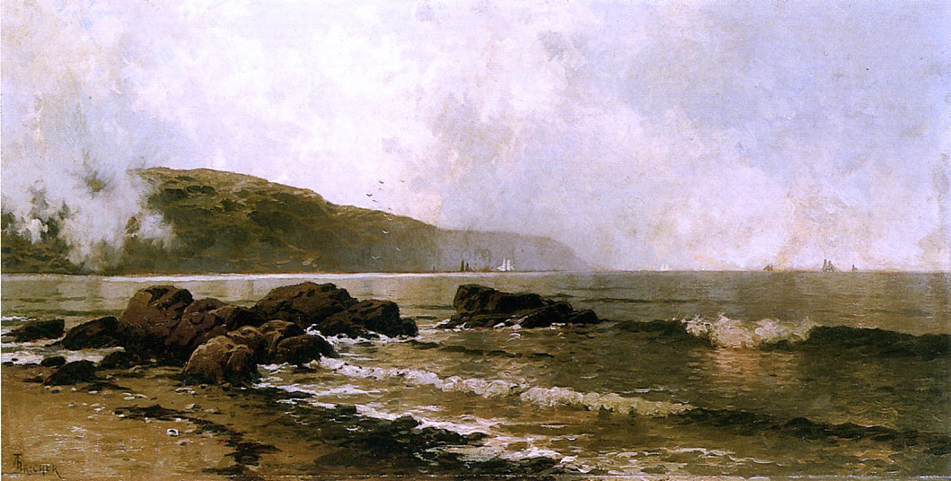 Alfred Thompson Bricher The Coast at Grand Manan - Hand Painted Oil Painting