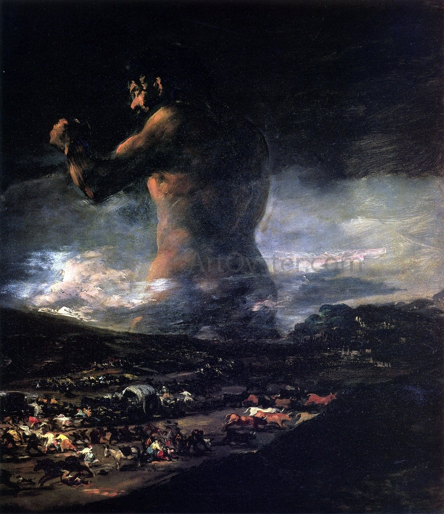 Francisco Jose de Goya Y Lucientes The Colossus - Hand Painted Oil Painting