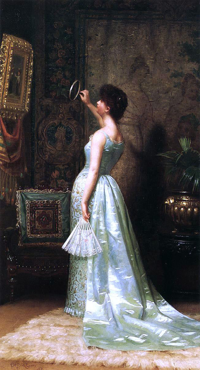 De Scott Evans The Connoisseur - Hand Painted Oil Painting