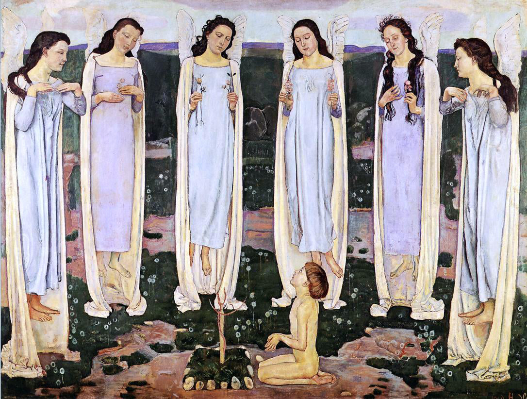 Ferdinand Hodler The Consecrated One - Hand Painted Oil Painting