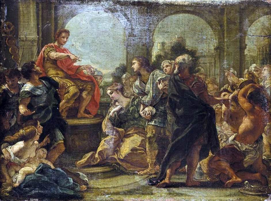 Baciccio The Continence of Scipio - Hand Painted Oil Painting