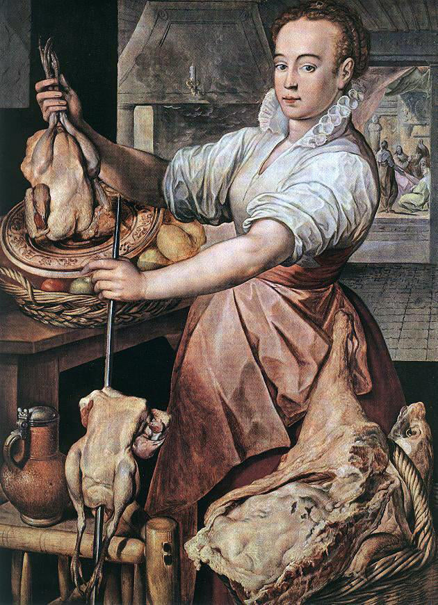 Joachim Beuckelaer The Cook - Hand Painted Oil Painting