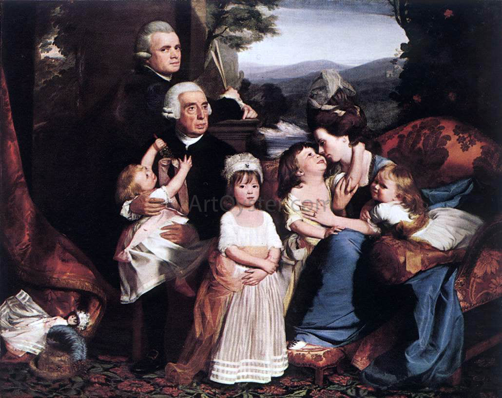  John Singleton Copley The Copley Family - Hand Painted Oil Painting
