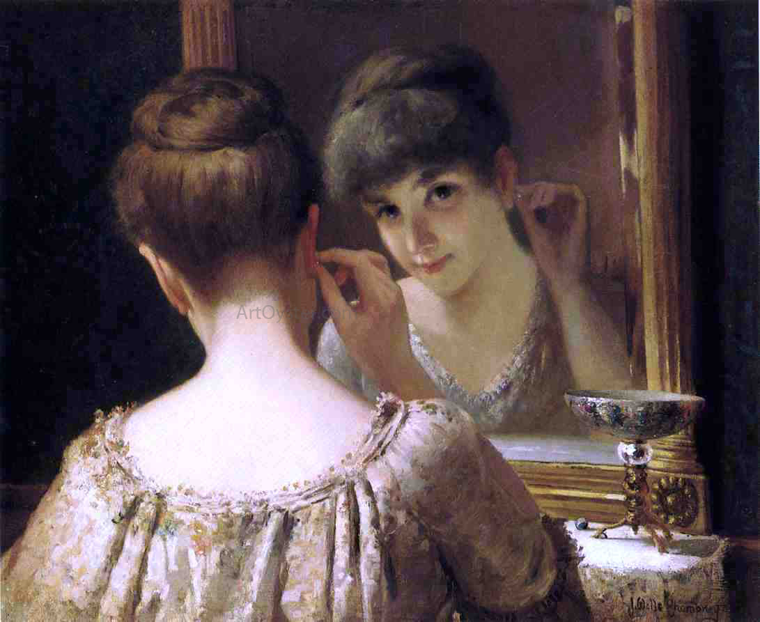 James Wells Champney The Coquette - Hand Painted Oil Painting