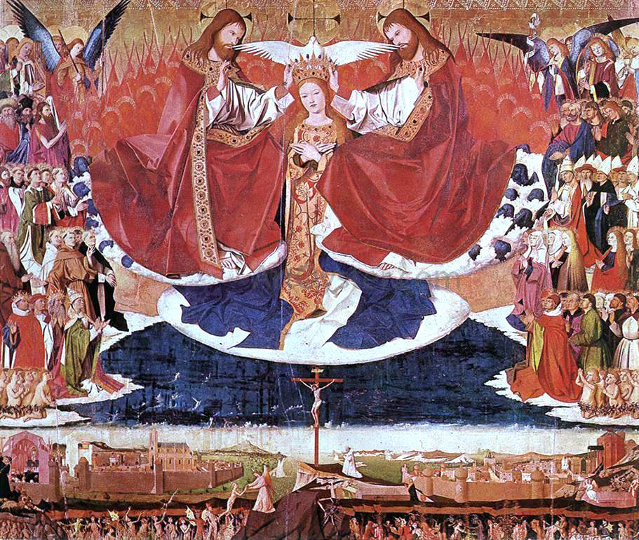 Enguerrand Charonton The Coronation of Mary - Hand Painted Oil Painting
