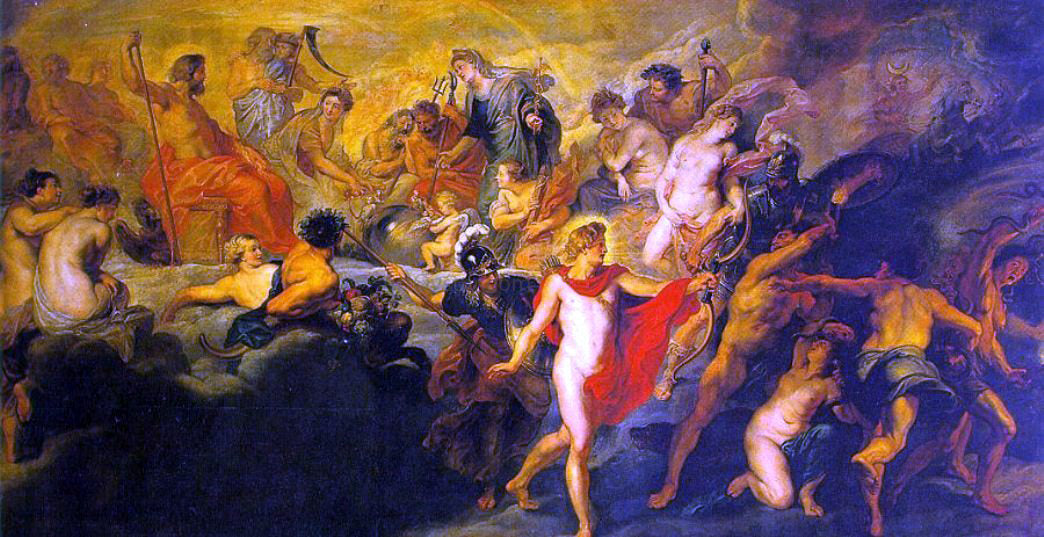 Peter Paul Rubens The Council of the Gods - Hand Painted Oil Painting