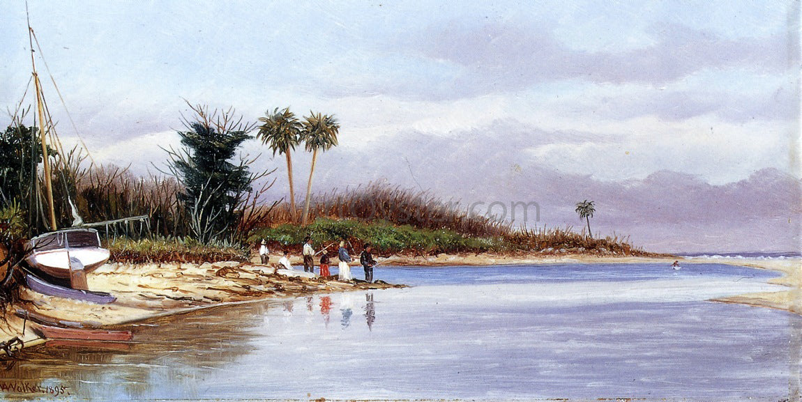 William Aiken Walker The Cove at Ponce Park - Hand Painted Oil Painting