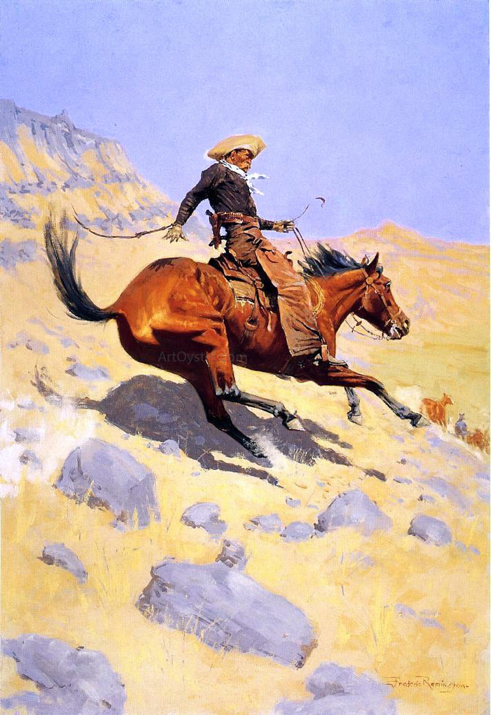  Frederic Remington The Cowboy - Hand Painted Oil Painting