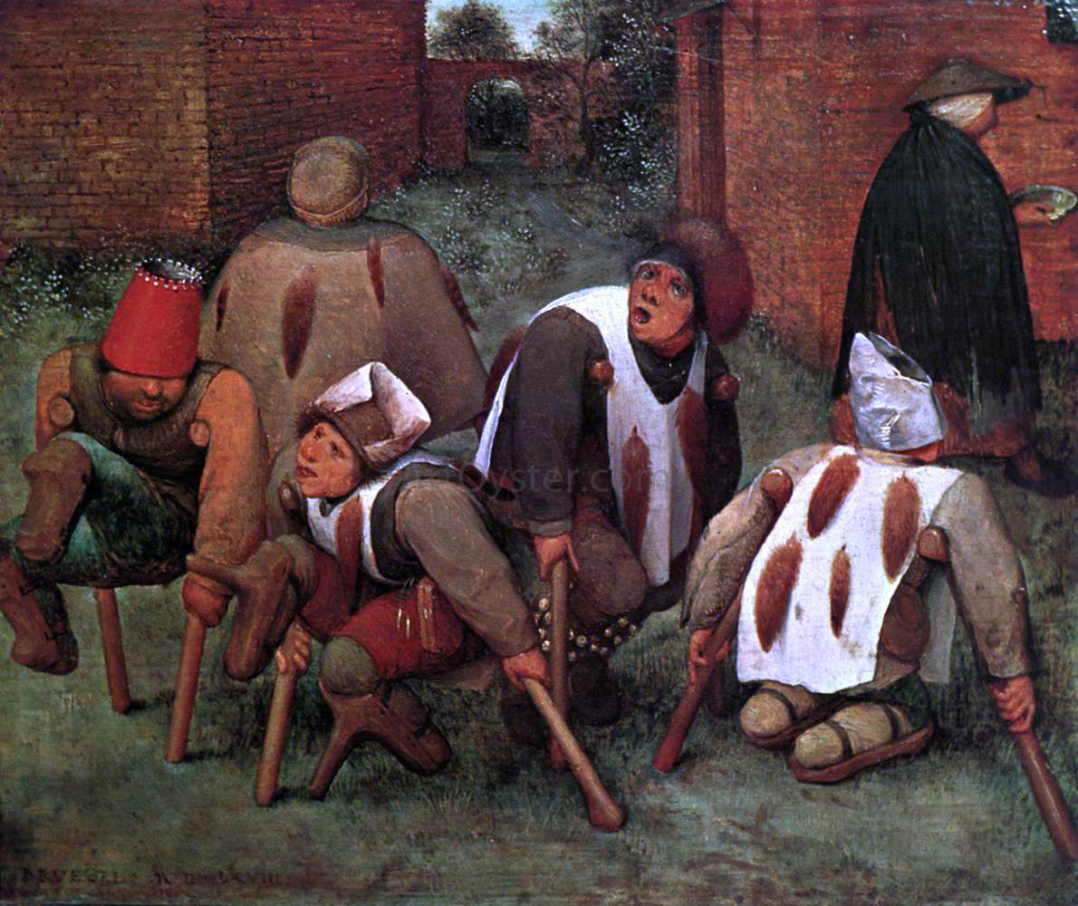 The Elder Pieter Bruegel The Cripples - Hand Painted Oil Painting
