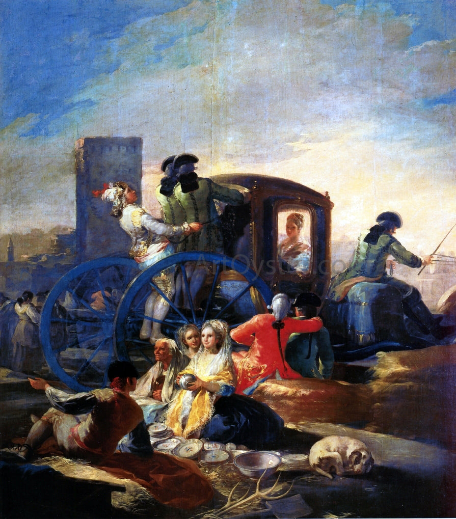 Francisco Jose de Goya Y Lucientes The Crockery Vendor - Hand Painted Oil Painting