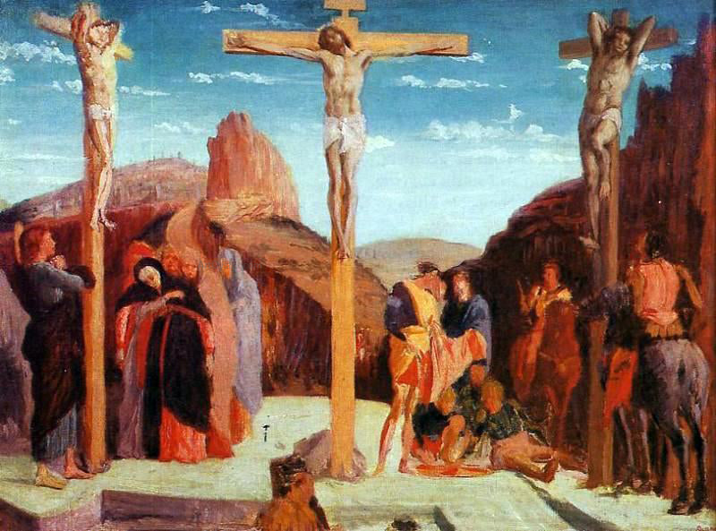 Edgar Degas The Crucifixion (after Mantegna) - Hand Painted Oil Painting