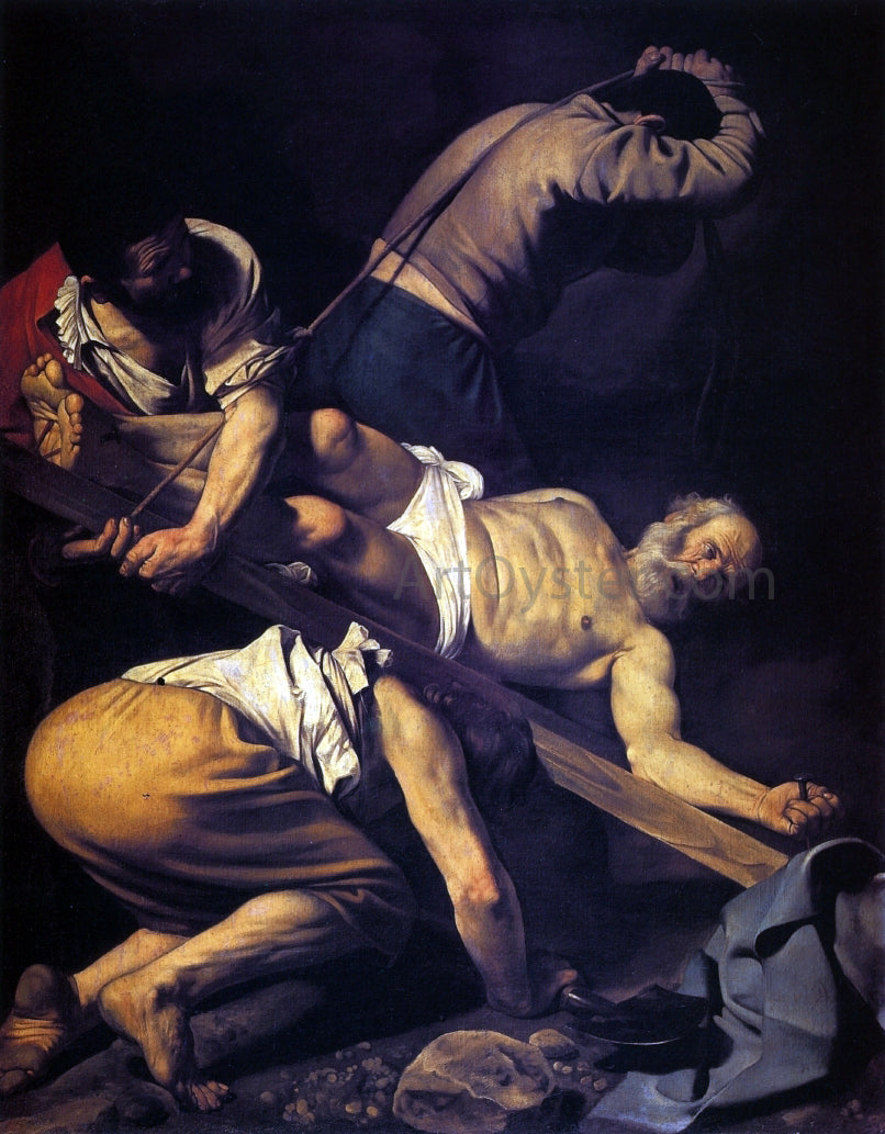 Caravaggio The Crucifixion of St Peter - Hand Painted Oil Painting