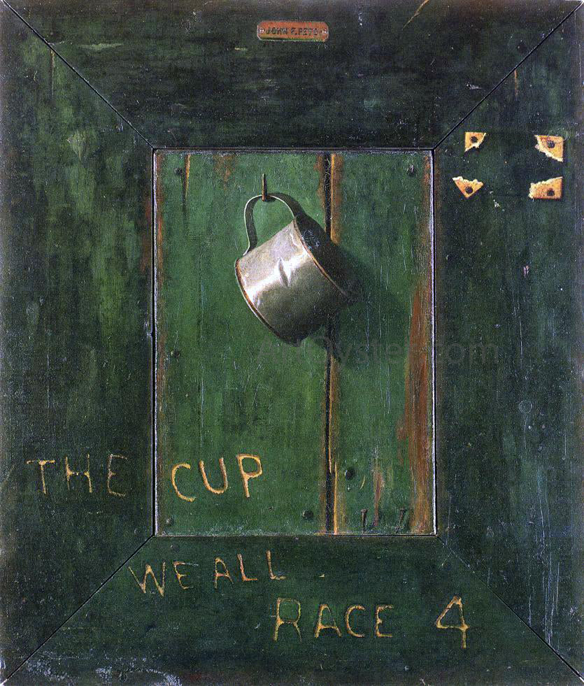 John Frederick Peto The Cup We All Race 4 - Hand Painted Oil Painting