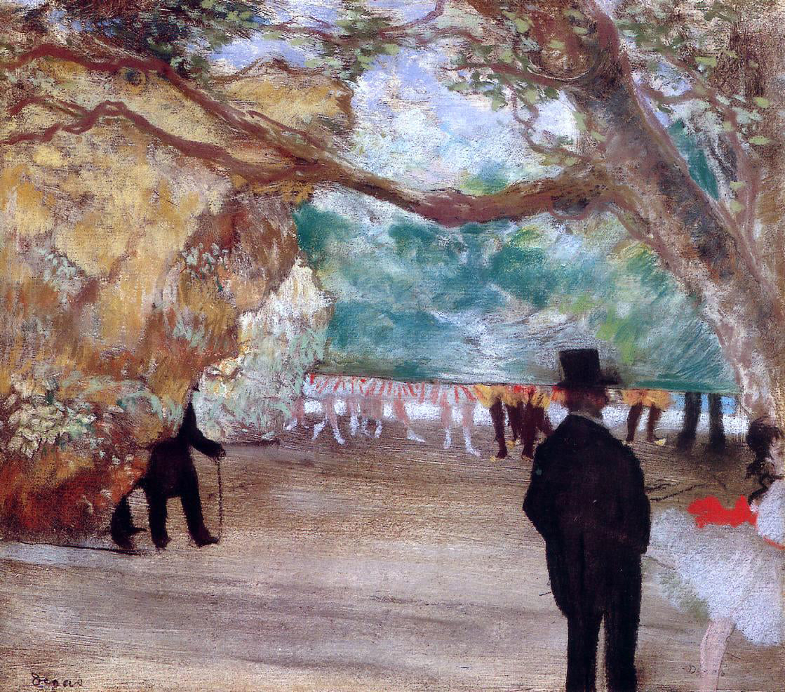 Edgar Degas The Curtain - Hand Painted Oil Painting