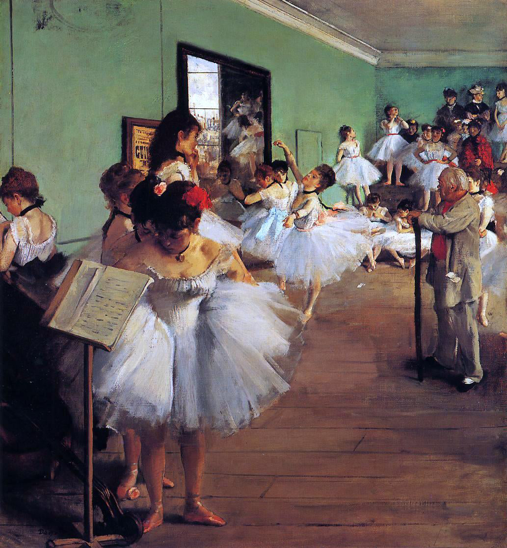 Edgar Degas A Dance Class - Hand Painted Oil Painting