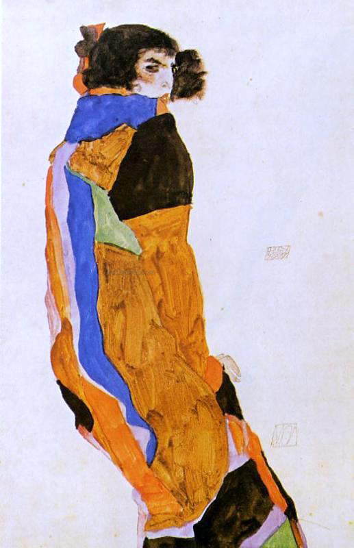 Egon Schiele The Dancer Moa - Hand Painted Oil Painting