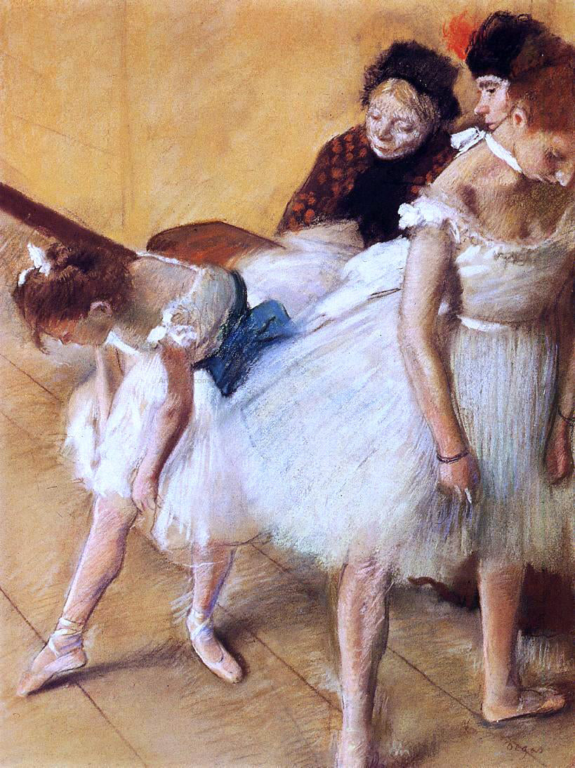 Edgar Degas The Dancing Examination - Hand Painted Oil Painting
