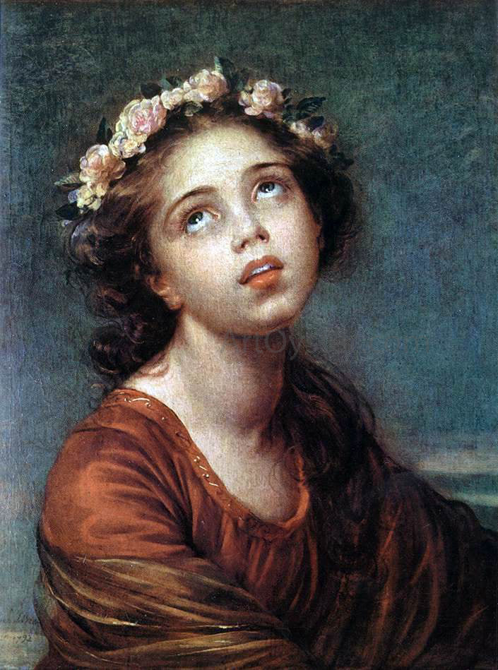 Elisabeth Le Brun The Daughter's Portrait - Hand Painted Oil Painting