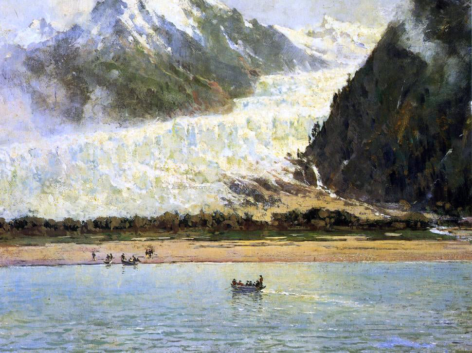 Thomas Hill The Davidson Glacier - Hand Painted Oil Painting
