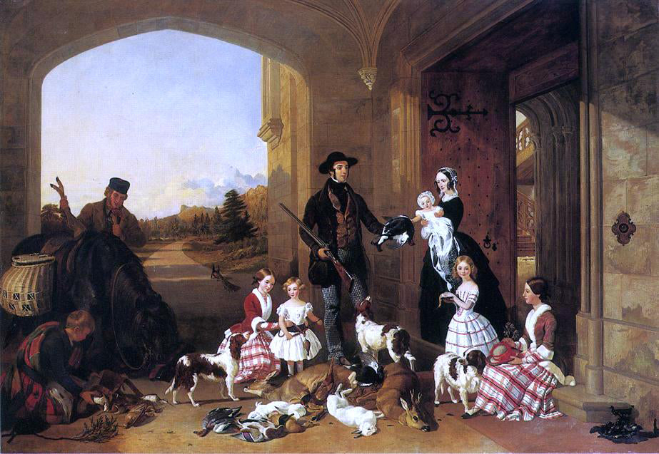 Jacob Thompson The Day's Bag - Hand Painted Oil Painting