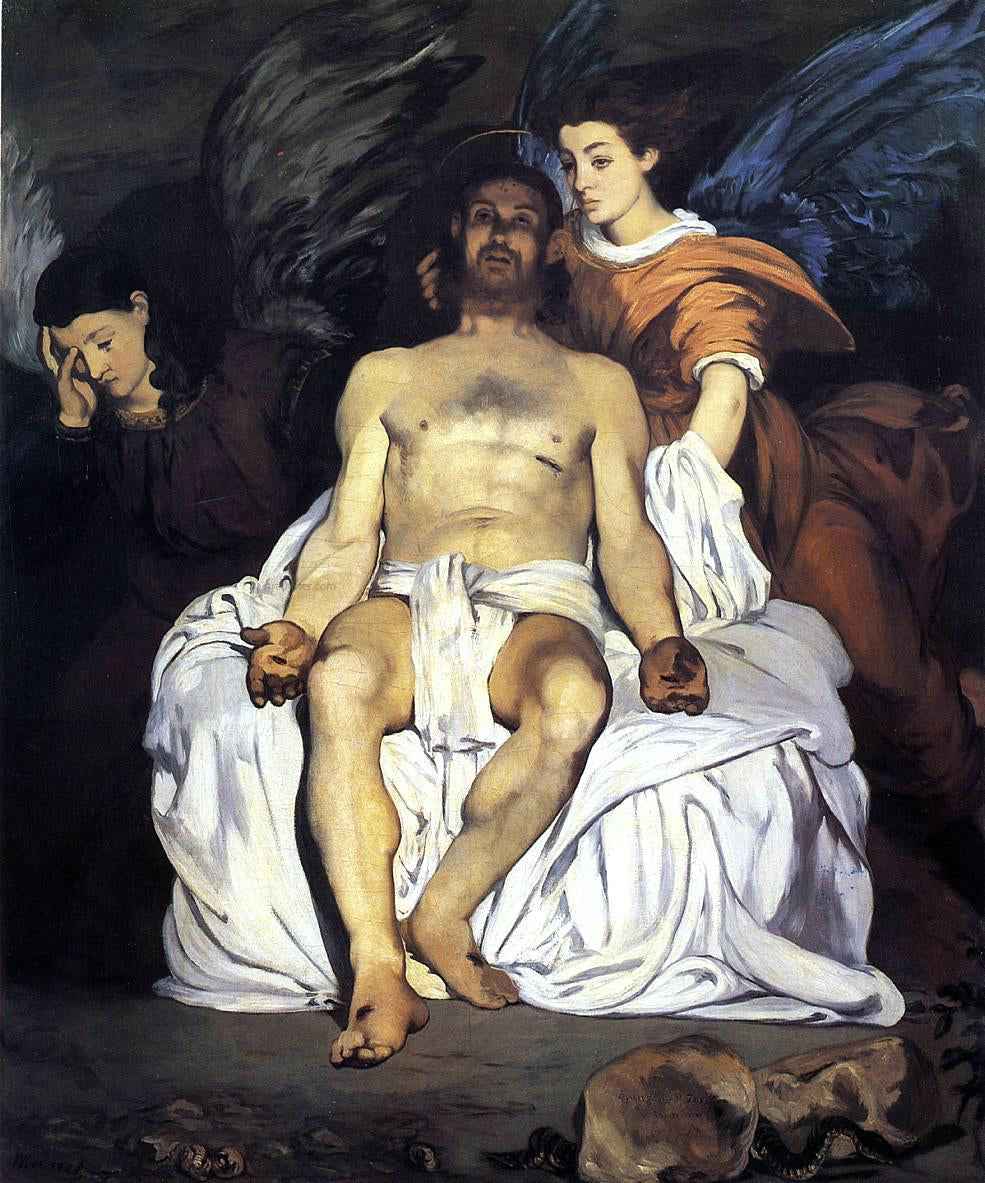 Edouard Manet The Dead Christ and the Angels - Hand Painted Oil Painting