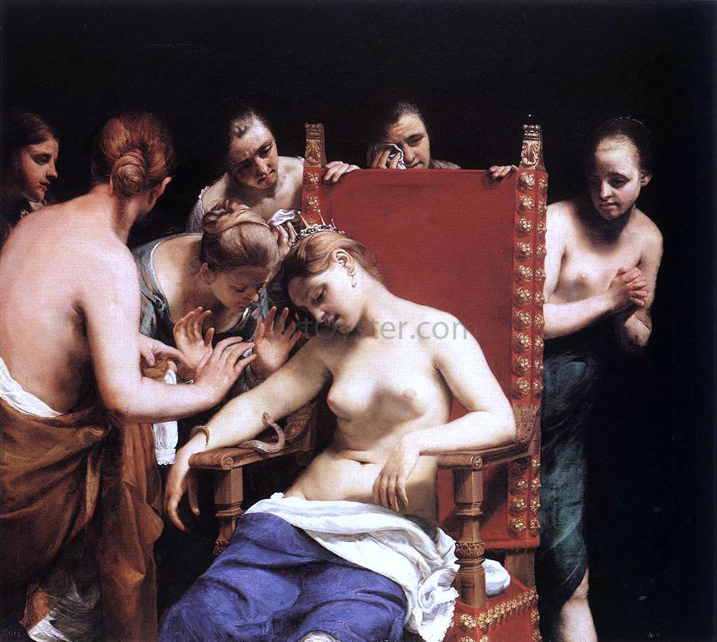  Guido Cagnacci The Death of Cleopatra - Hand Painted Oil Painting