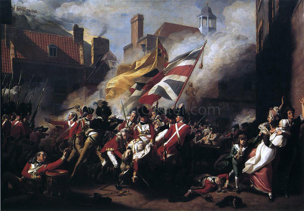 John Singleton Copley The Death of Major Pierson - Hand Painted Oil Painting