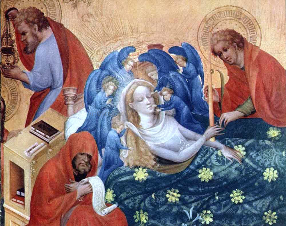 Conrad Von Soest The Death of Mary - Hand Painted Oil Painting