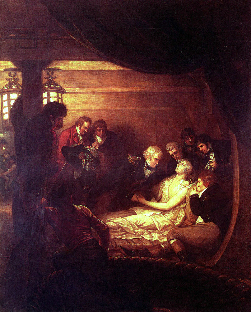 Benjamin West The Death Of Nelson - Hand Painted Oil Painting