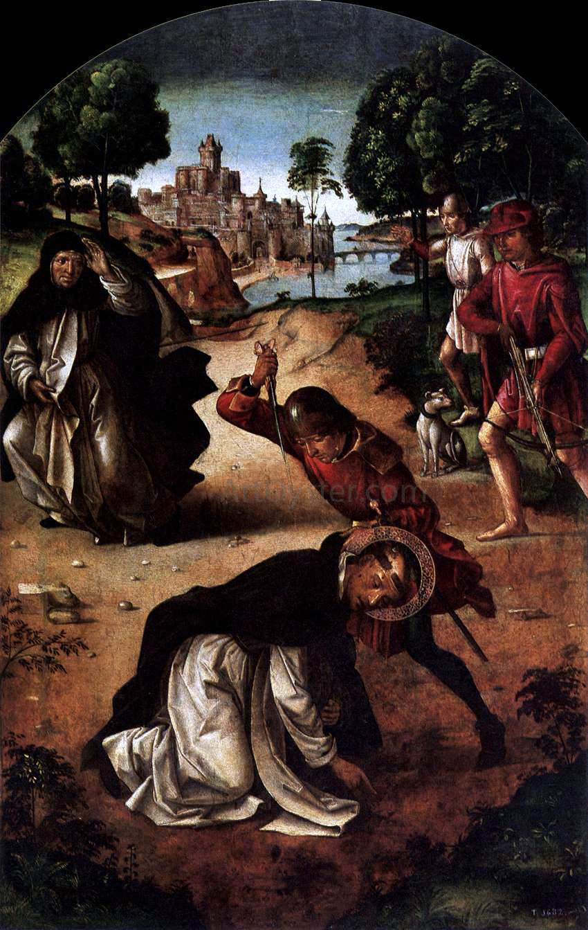  Pedro Berruguete The Death of Saint Peter Martyr - Hand Painted Oil Painting