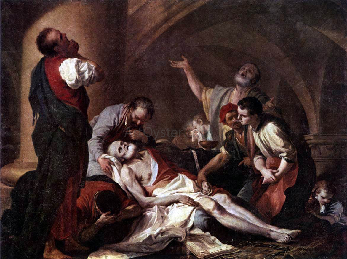  Giambettino Cignaroli The Death of Socrates - Hand Painted Oil Painting