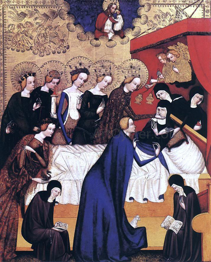  Master of Heiligenkreuz The Death of St. Clare - Hand Painted Oil Painting