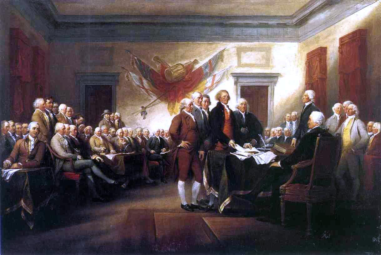 John Trumbull The Declaration of Independence - Hand Painted Oil Painting